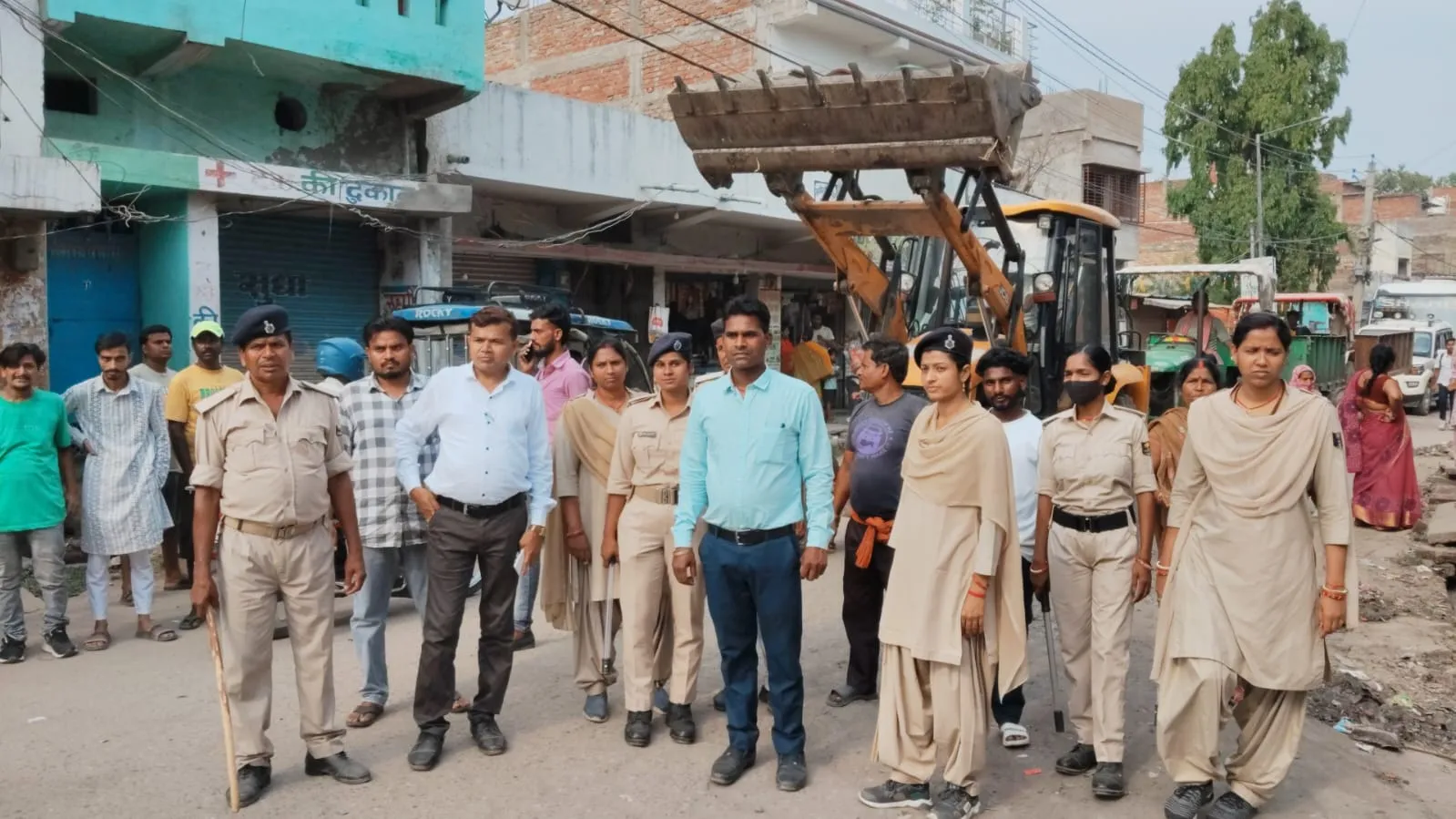 नगर निगम प्रशासन का चला अतिक्रमण मुक्त अभियान