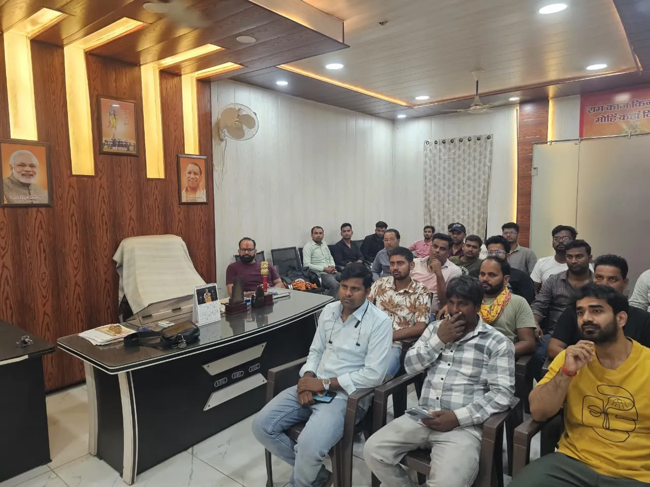 नगरपालिका परिषद पडरौना में सुना गया ‘मन की बात’ का 134वां एपिसोड