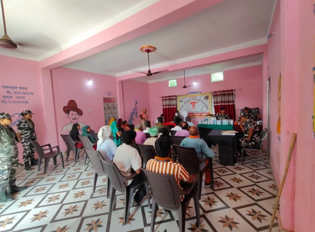 एसएसबी द्वारा निःशुल्क चिकित्सा शिविर आयोजित