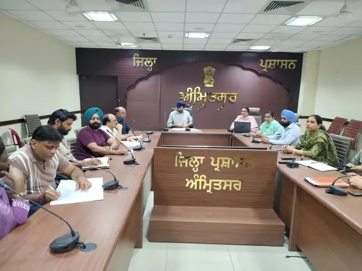 पल्स पोलियो राउंड की सफलता के लिए डिस्ट्रिक्ट टास्क फ़ोर्स की मीटिंग हुई