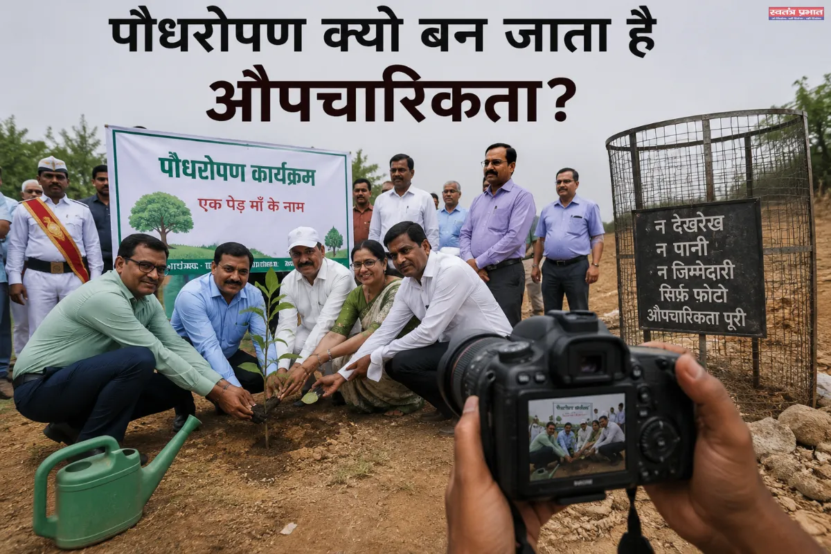रस्मअदायगी नहीं, जिम्मेदारी: भीषण गर्मी में पौधारोपण क्यों बन जाता है औपचारिकता?