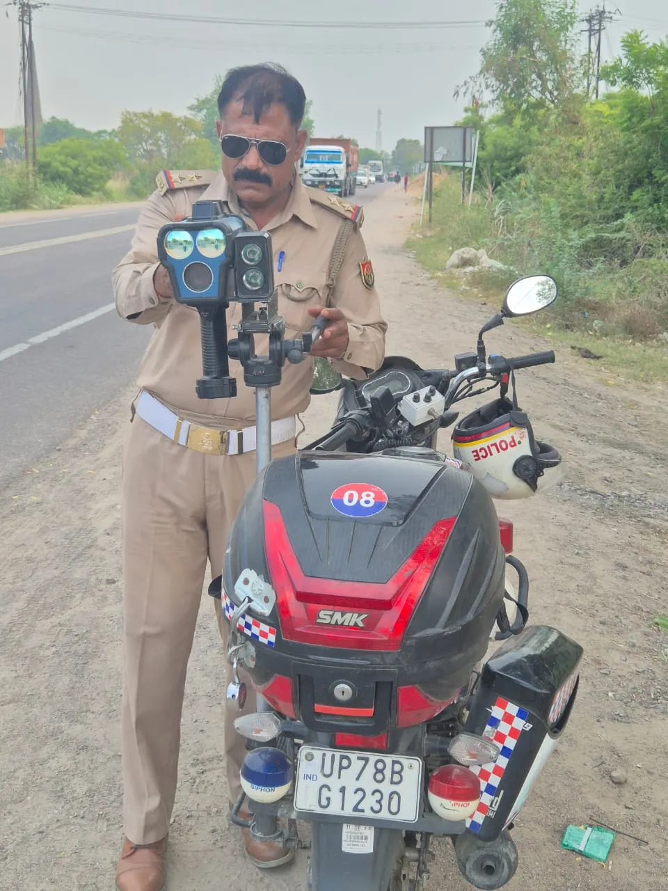 कानपुर में तेज गति के वाहनों पर कार्यवाही जारी,326 वाहनों के ओवर स्पीड में चालान 