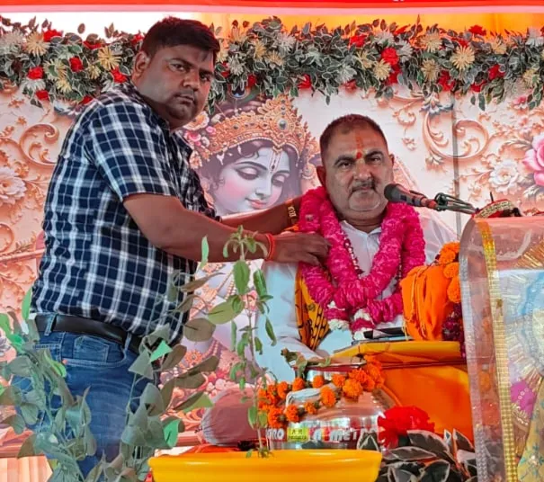 भागवत कथा सुनने से होती है पुण्य फल की प्राप्ति : आचार्य उमेश पचौरी