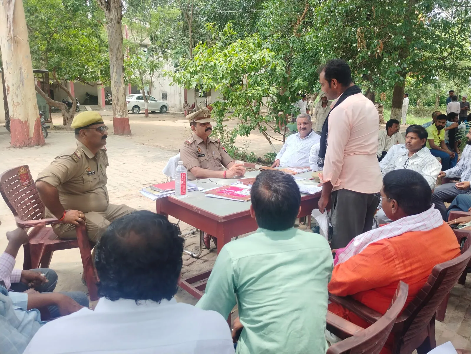 थाना दिवस में एक शिकायत दर्ज,निस्तारित