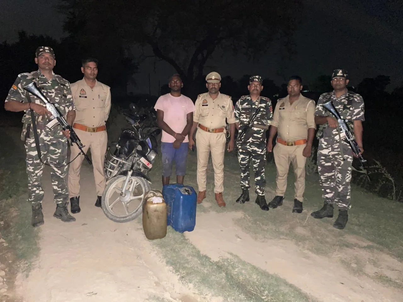 सिद्धार्थनगर 75 लीटर डीजल के साथ एक गिरफ्तार