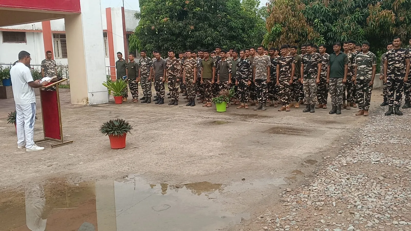 44 वाहिनी के 150 से अधिक &nbsp;अधीनस्थ अधिकारियो एवं बलकर्मीयों ने भाग लिया 