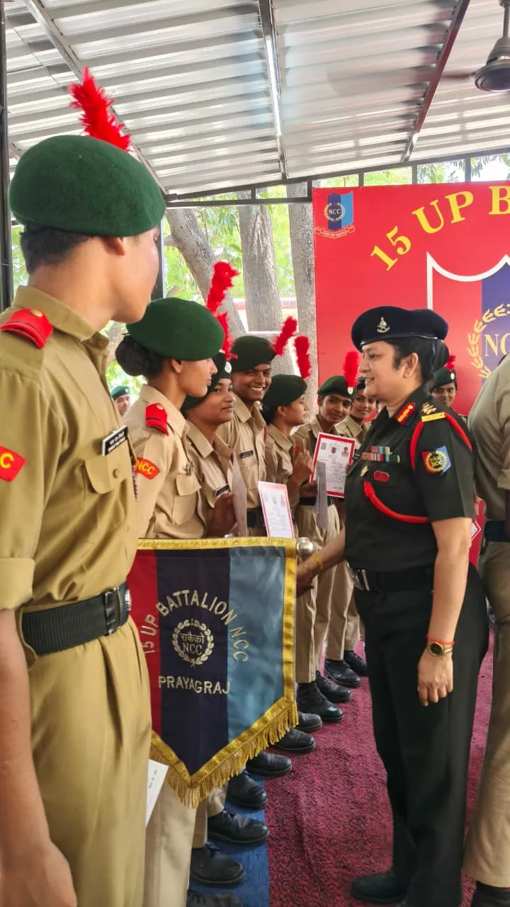 15 यूपी बटालियन एनसीसी के 303 कैडेट्स ने 'बी' प्रमाणपत्र परीक्षा  उत्तीर्ण की।
