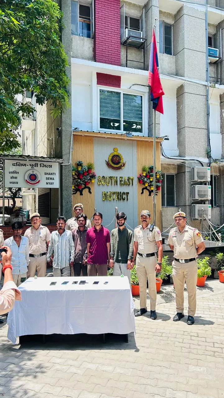 साइबर ठगी के संगठित गिरोह का भंडाफोड़, पांच आरोपी गिरफ्तार