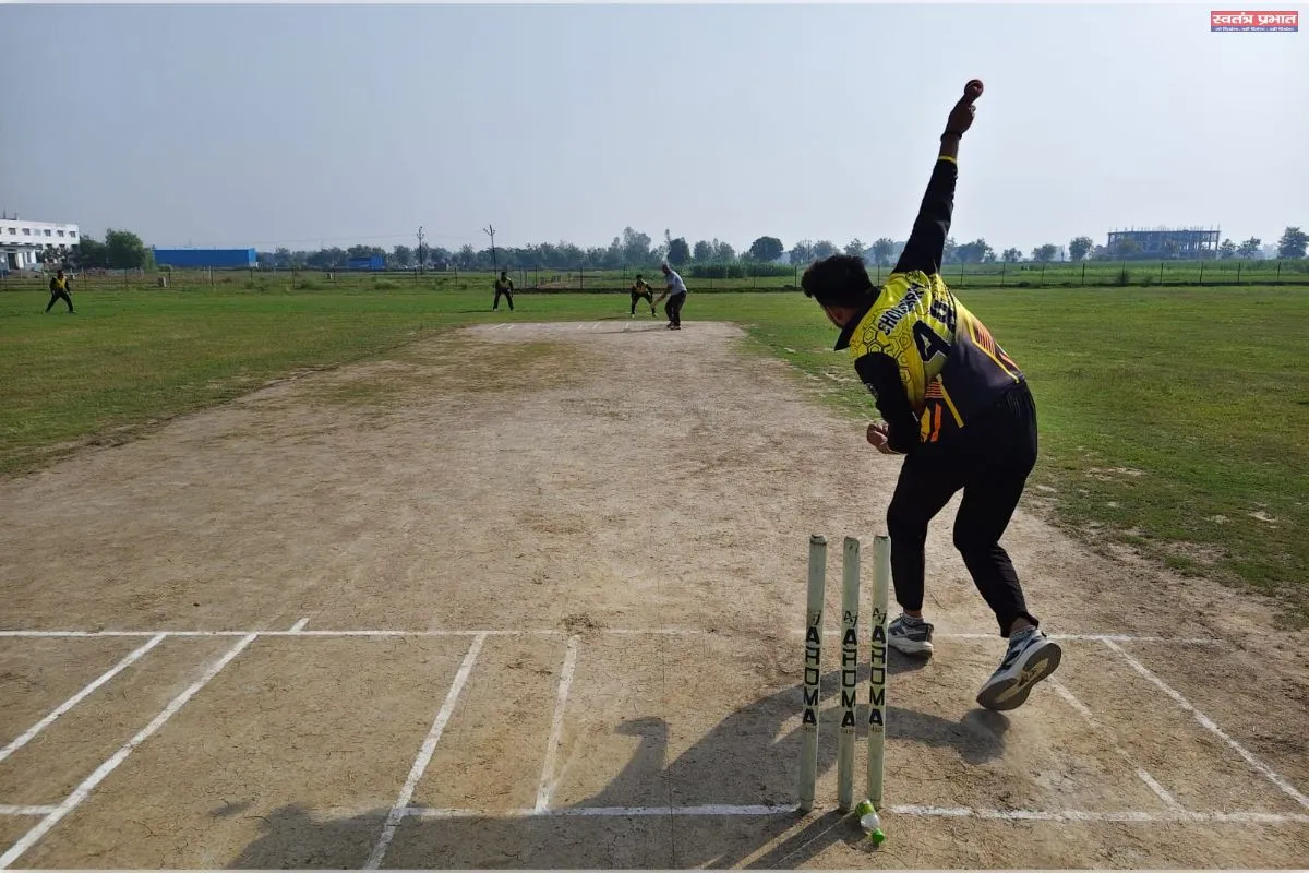 डॉक्टर्स इलेवन ने टीचर्स इलेवन को 7 रनों हराकर श्रृंखला 3-0 से जीता