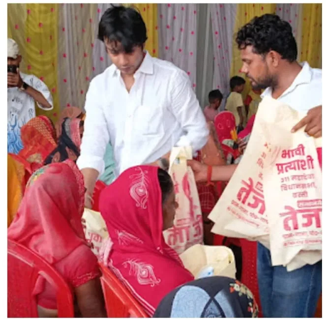 भावी विधानसभा प्रत्याशी महादेवा तेजाजी ने महिलाओं किया सम्मान