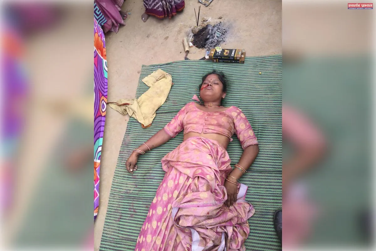 महिला की संदिग्ध परिस्थितियों में मौत मायके वालों ने लगाया हत्या का आरोप। 