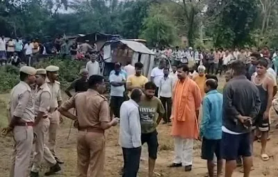 वाल्टरगंज के महदेव गांव मे तालाब मे उतराता मिला किशोर का शव