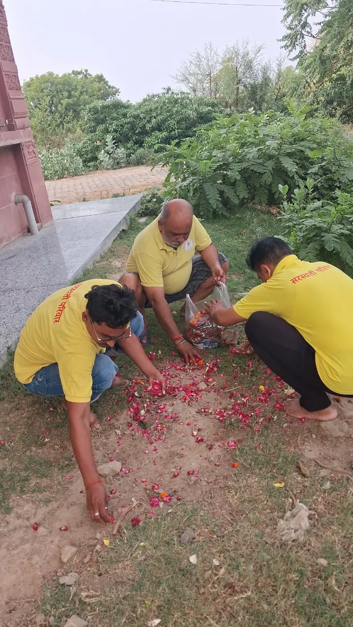 शूलटांकेश्वर मंदिर में स्वच्छता एवं जनजागरण अभियान, ।