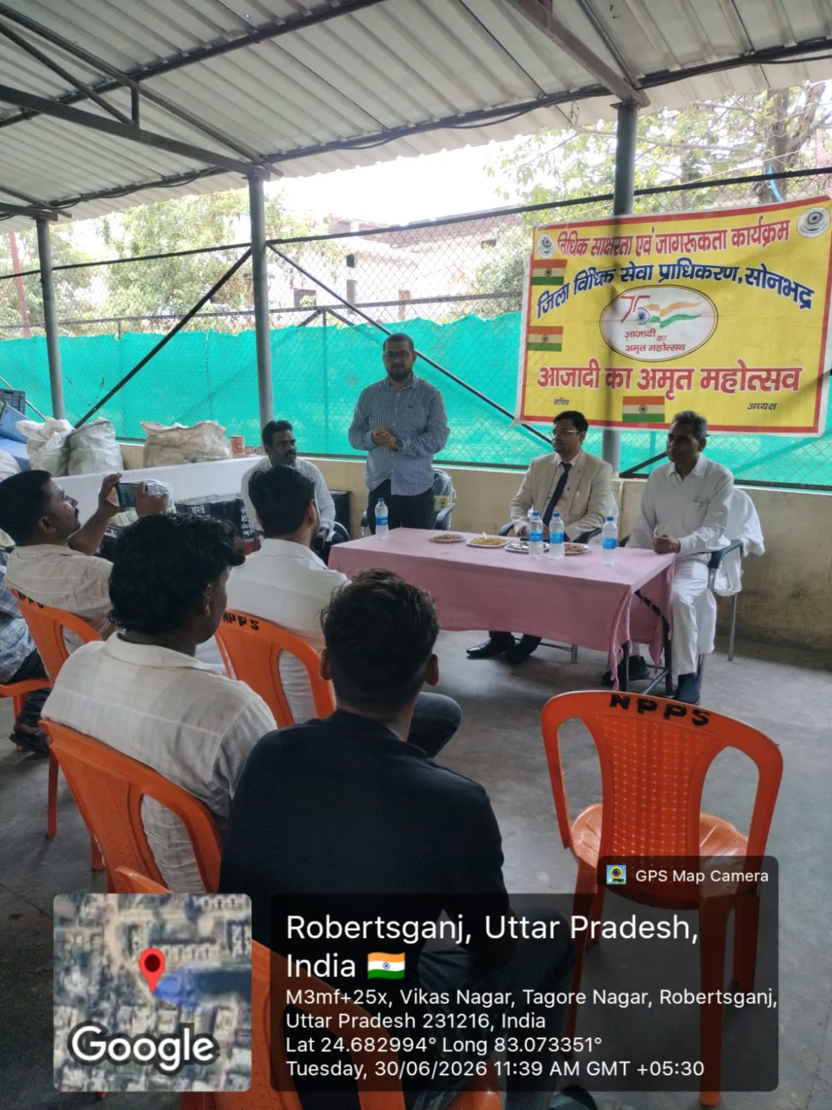 जिला विधिक सेवा प्राधिकरण सोनभद्र ने  चलाया विधिक साक्षरता एवं जागरूकता अभियान, दी विधिक जानकारियां