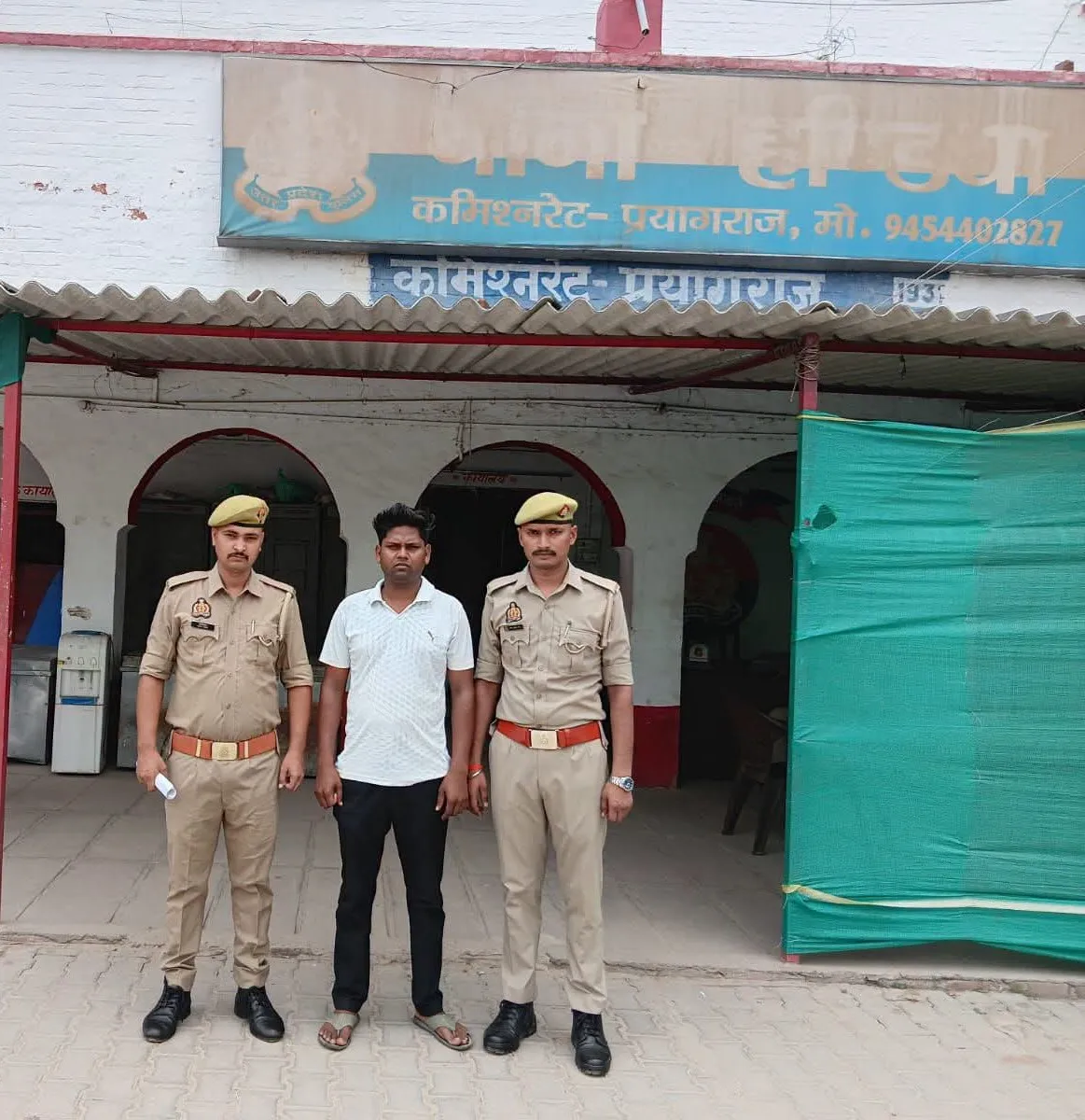 हंडिया पुलिस ने सात वर्ष पुराने मामले में वारंटी अभियुक्त को किया गिरफ्तार।