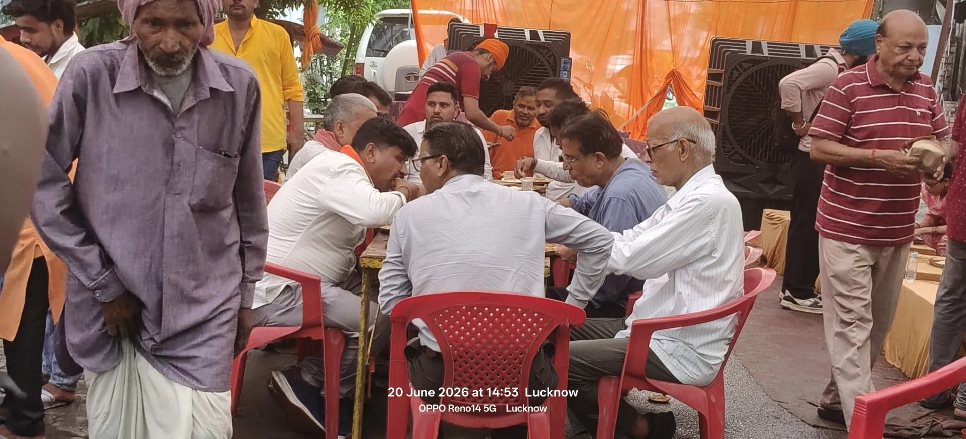 राजधानी लखनऊ के गुलाचीन मंदिर पर हुआ भव्य सुन्दर कांड और भंडारे का आयोजन