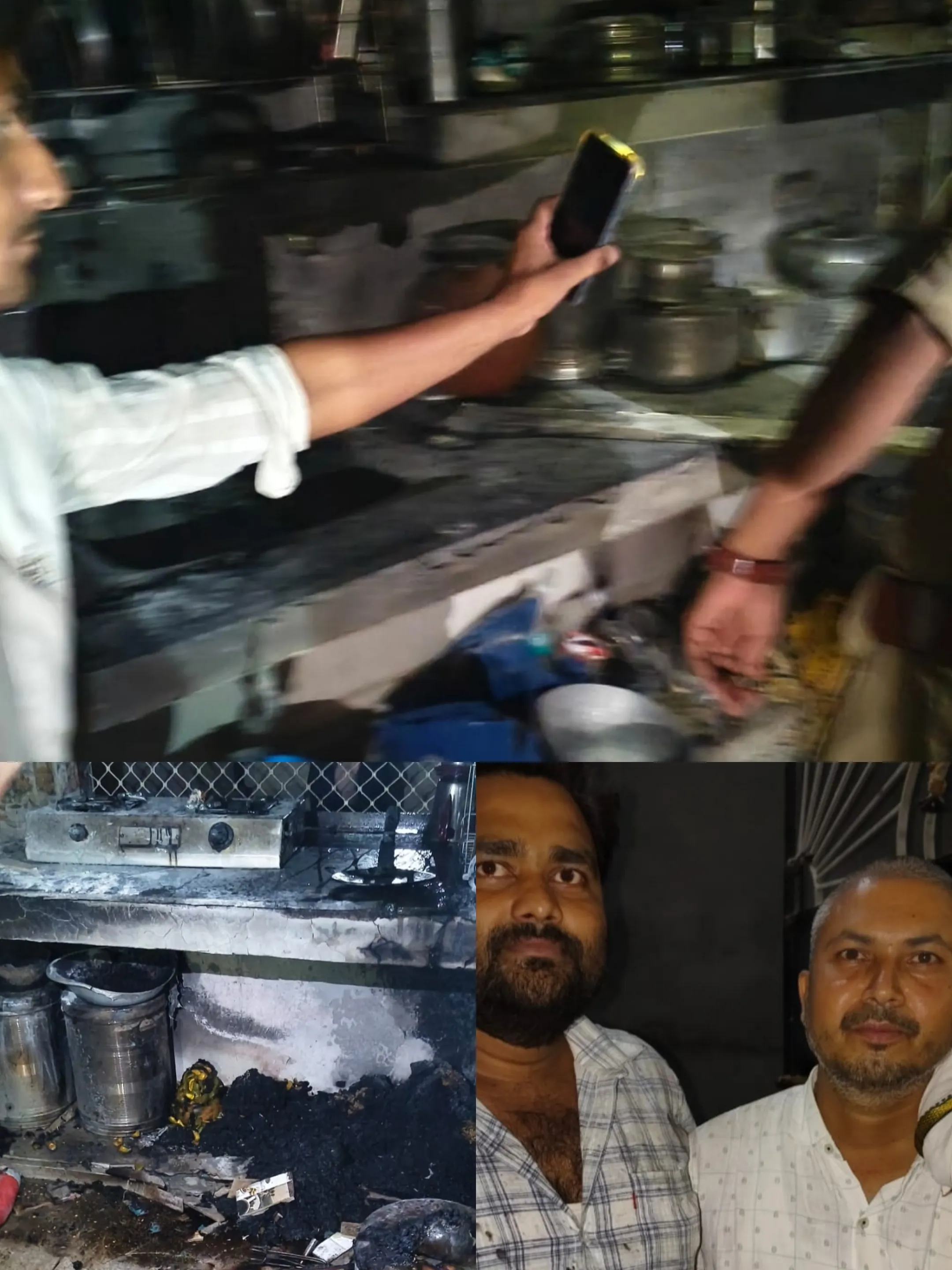 कचनरवा में खाना बनाते समय गैस सिलेंडर में लगी आग, लाखों का सामान जलकर हुआ खाख