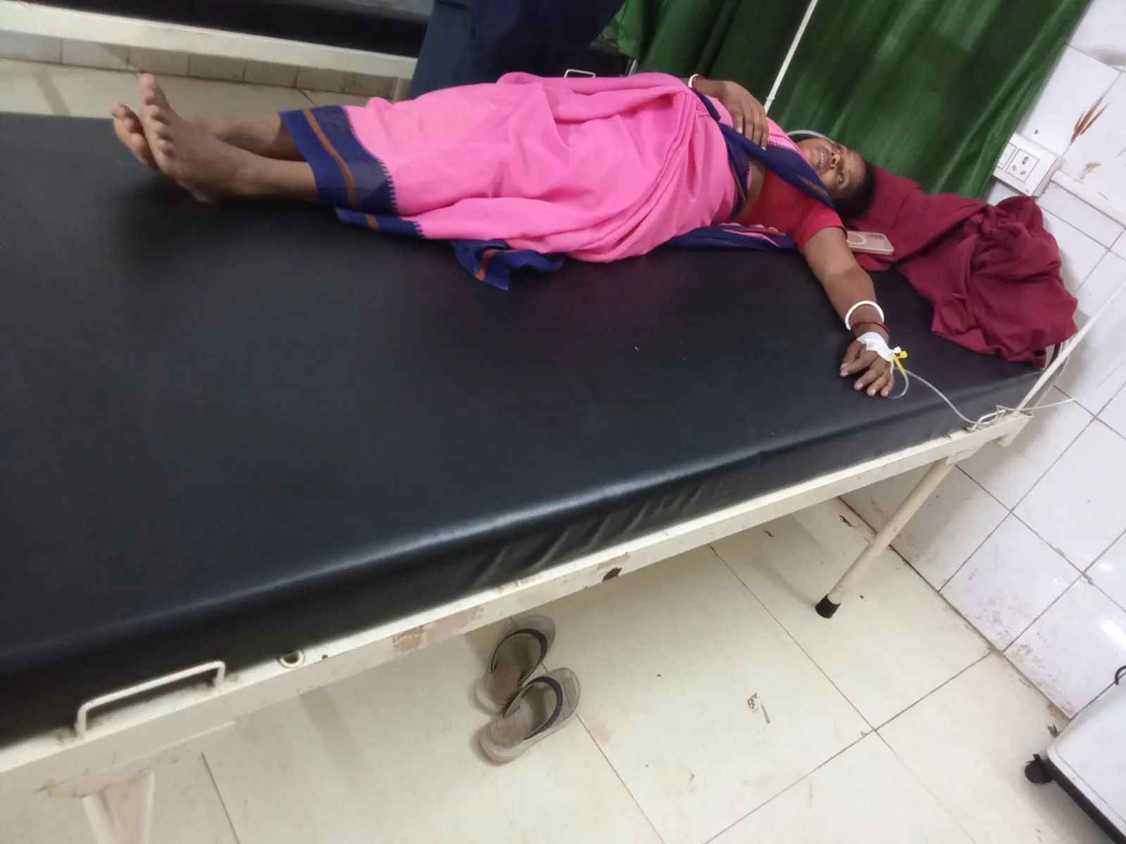 पल्स पोलियो अभियान के दौरान आंगनबाड़ी सेविका की तबीयत बिगड़ी