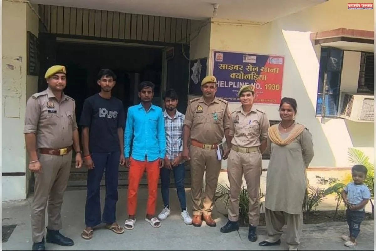 पुलिस ने वारंटी को पकड़ कर भेजा जेल 