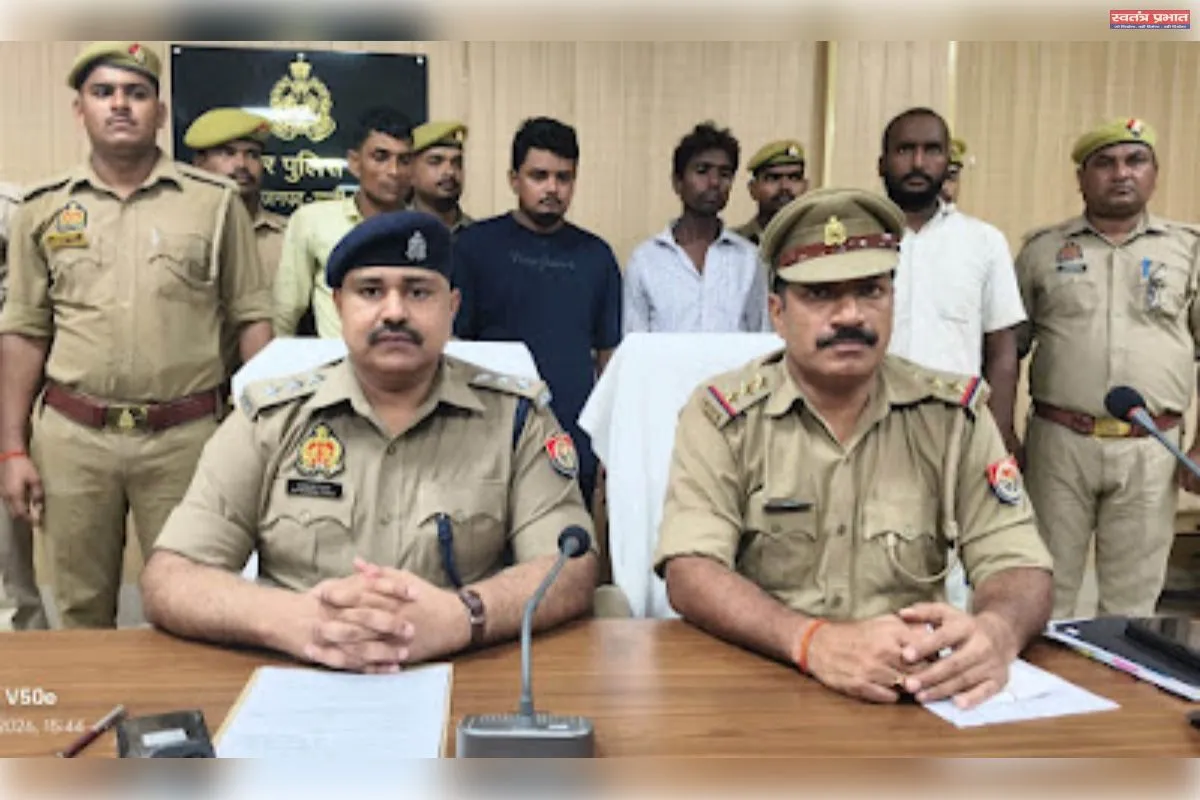 सरिया चोरी का खुलासा, 4 गिरफ्तार, 14 कुन्तल सरिया बरामद