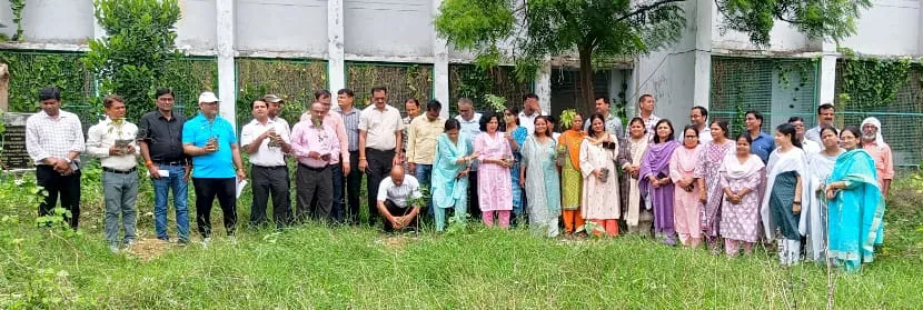 बृहद वृक्षारोपण अभियान के तहत श्रम हितकारी पार्क तथा हेमवतीनंदन बहुगुणा महाविद्यालय में वृहद वृक्षारोपण अभियान,।