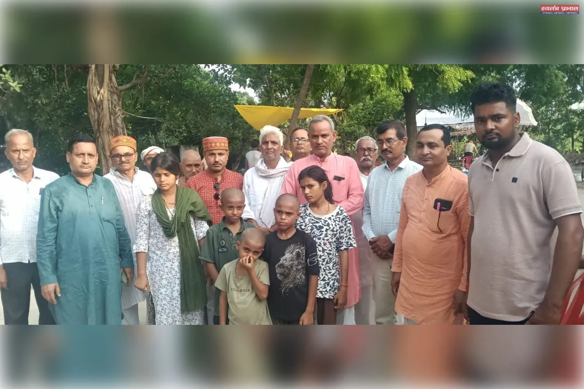 रायगढ़ हादसे के पीड़ित परिवार को त्रिशक्ति परिवार ने दी 51 हजार की आर्थिक सहायता