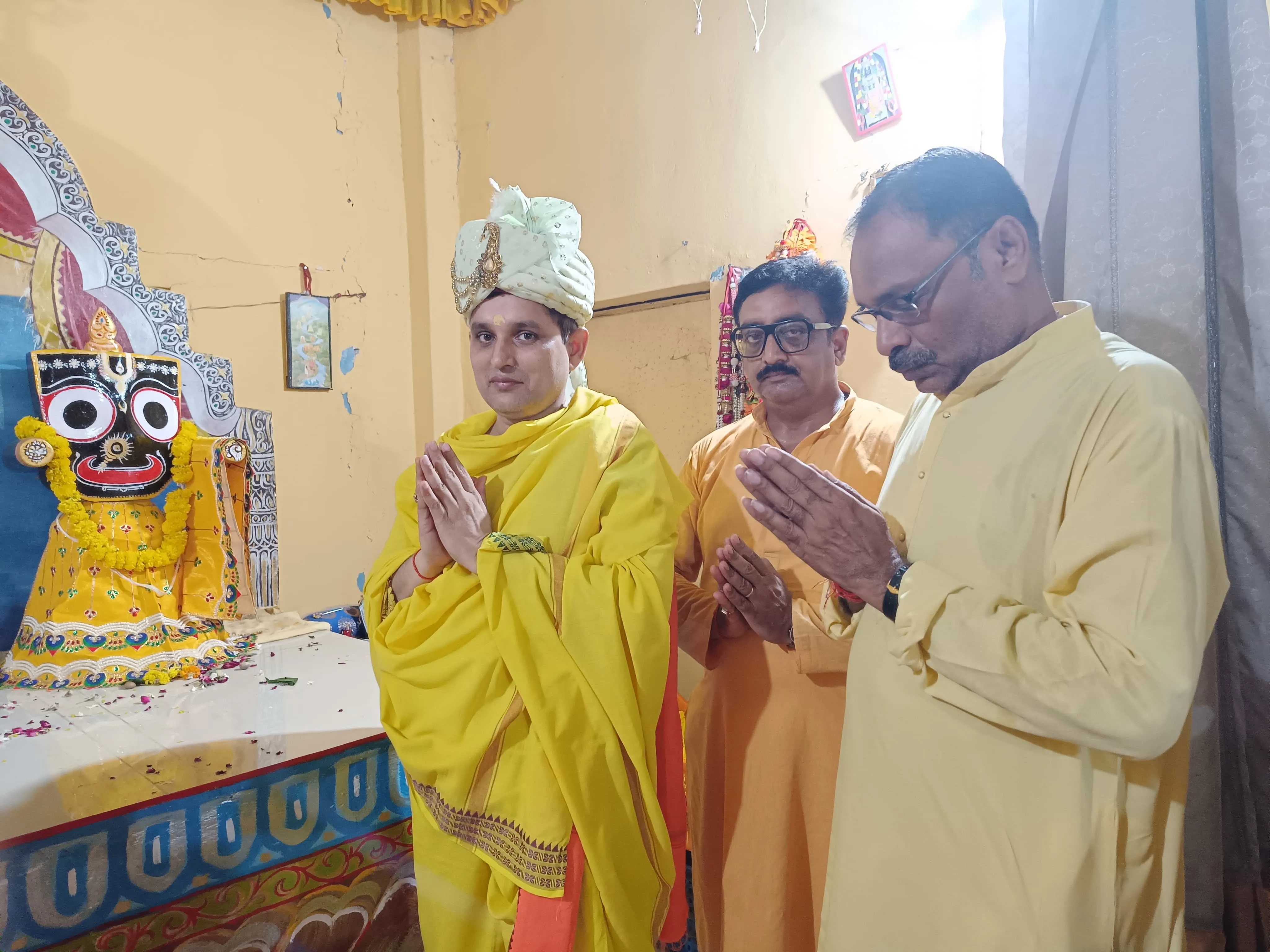 महर्षि महेश योगी आश्रम में भगवान जगन्नाथ जी की रथ यात्रा  संपन्न।