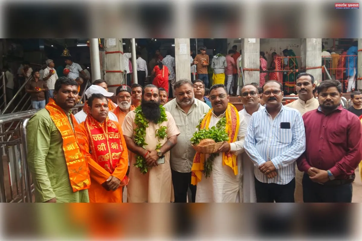 राष्ट्रीय हनुमान दल का विंध्याचल प्रवास, माँ महाविद्यावासिनी के दर्शन कर लिया राष्ट्र एवं धर्मसेवा का संकल्प