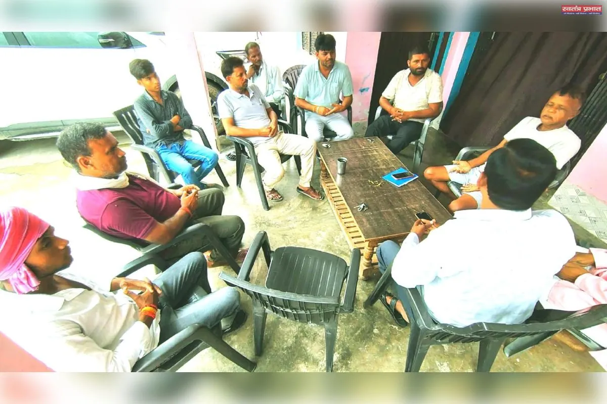 विधायक श्याम सुंदर भारती प्रतिदिन सुबह अपने पैतृक आवास पर सुनते हैं क्षेत्र वासियों की समस्याएं