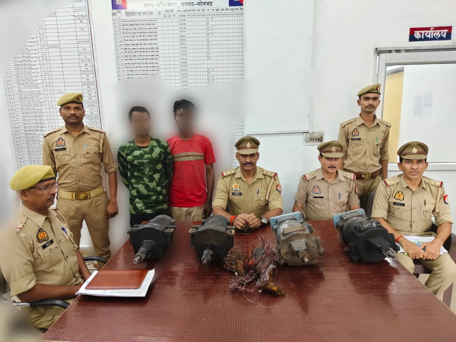 शक्तिनगर पुलिस को मिली बड़ी सफलता, चोरी की घटना का सफल अनावरण