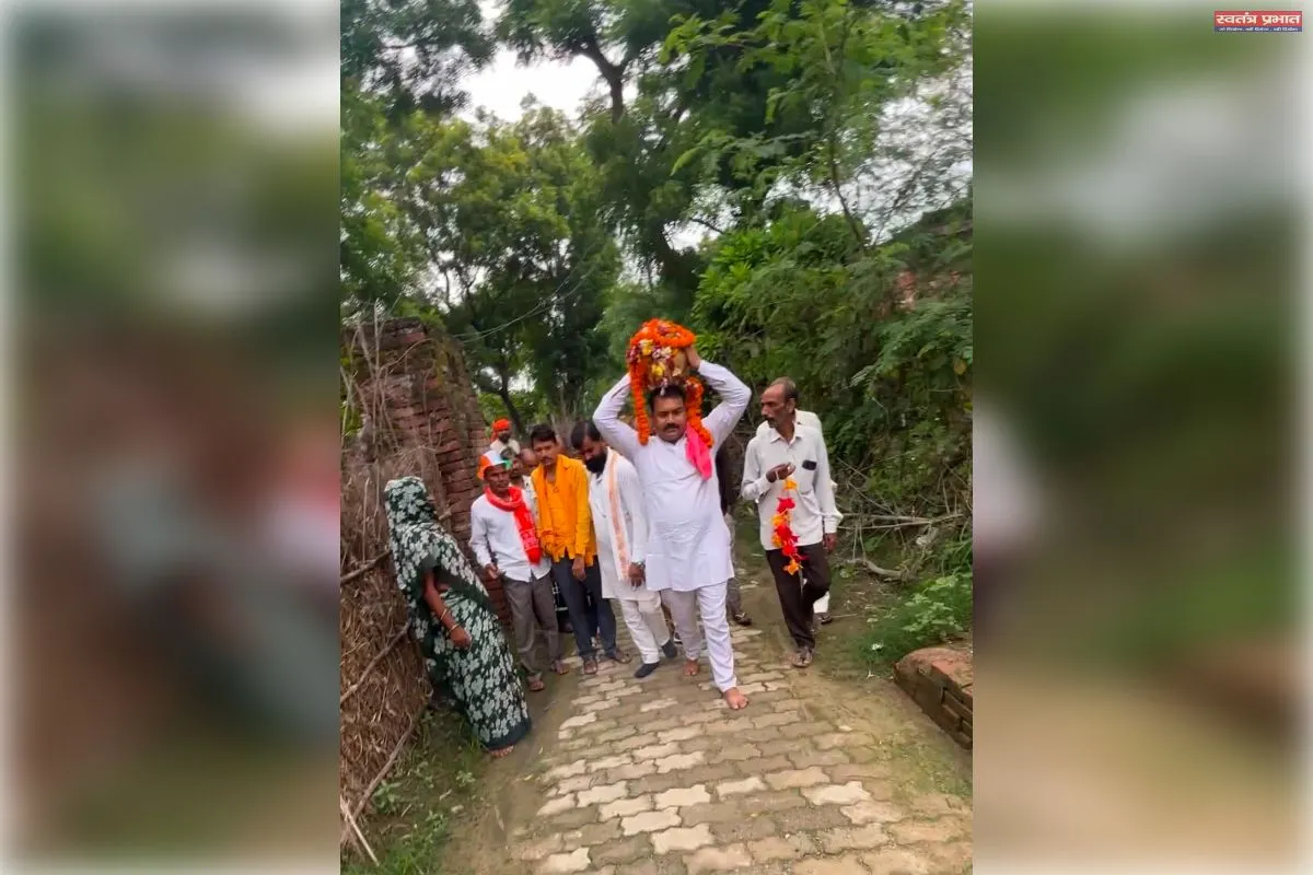 संत रविदास जी की 650वीं जयंती पर अमेठी में कलश वंदन यात्रा