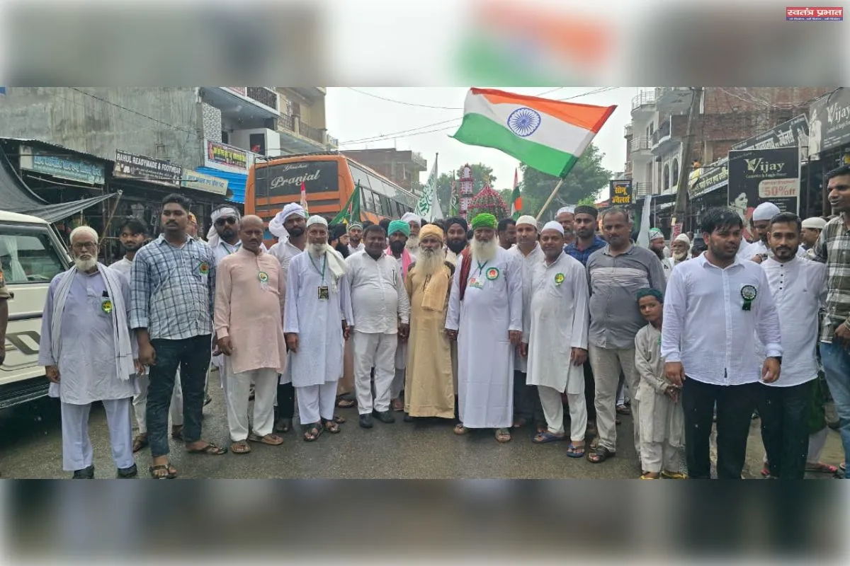 जश्ने ईद मिलादुन्नबी का त्योहार शांतिपूर्ण ढंग से संपन्न