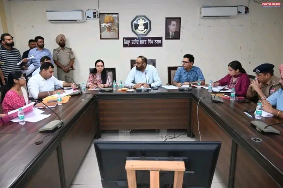 डिप्टी कमिश्नर गुलप्रीत सिंह औलख ने स्वतंत्रता दिवस समारोह (15 अगस्त) के पहले से किए गए इंतज़ामों का रिव्यू किया