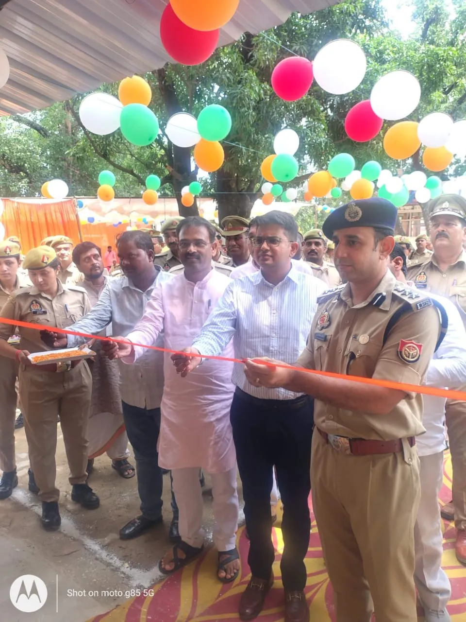 ​पुलिस जवानों के लिए नवनिर्मित भोजनालय का हुआ लोकार्पण