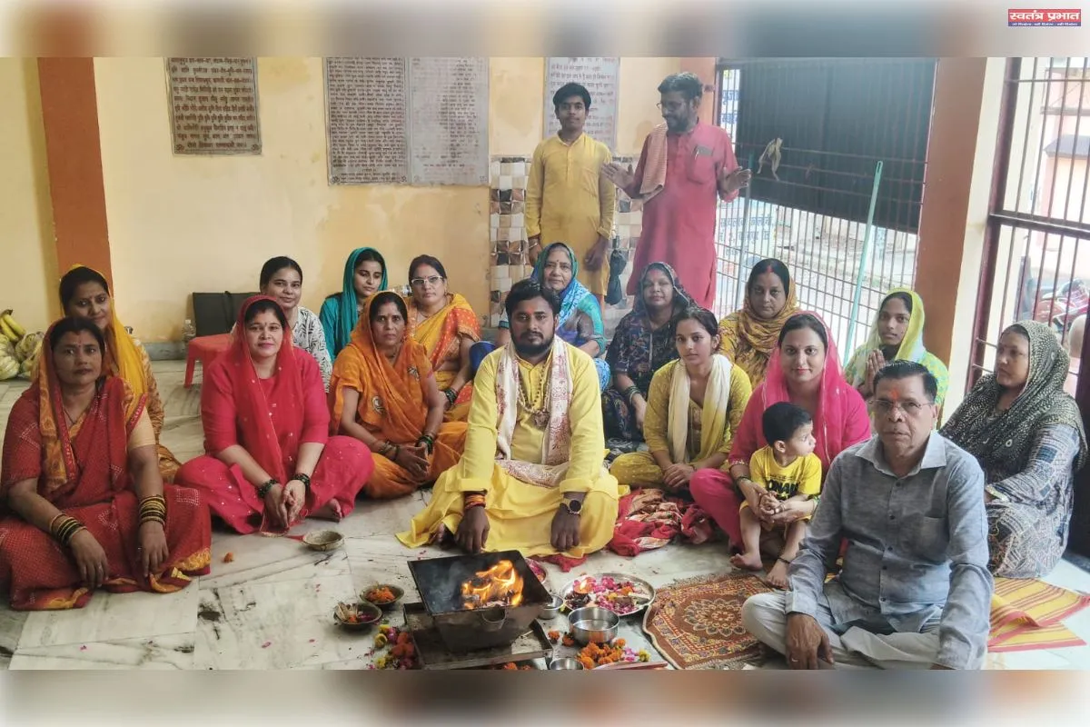 सत्वेश्वर मंदिर में गूंजा रामायण पाठ