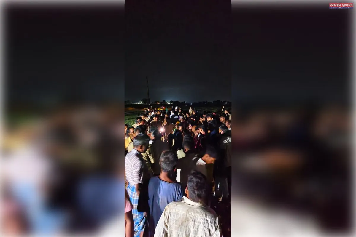 पुल निर्माण के लिए खोदे गए गड्ढे में डूब कर दो बालकों की हुई मौत।&nbsp;