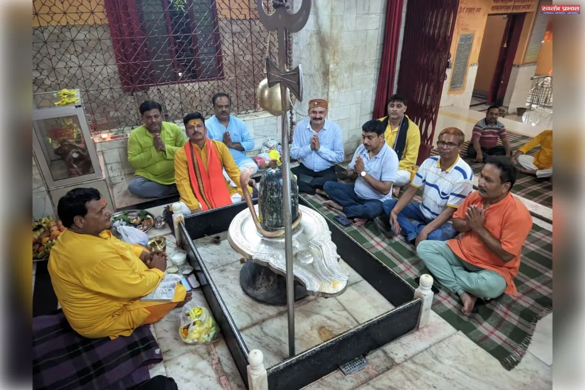 श्रावण शिवरात्रि पर रिहंदेश्वर महादेव का भव्य रुद्राभिषेक