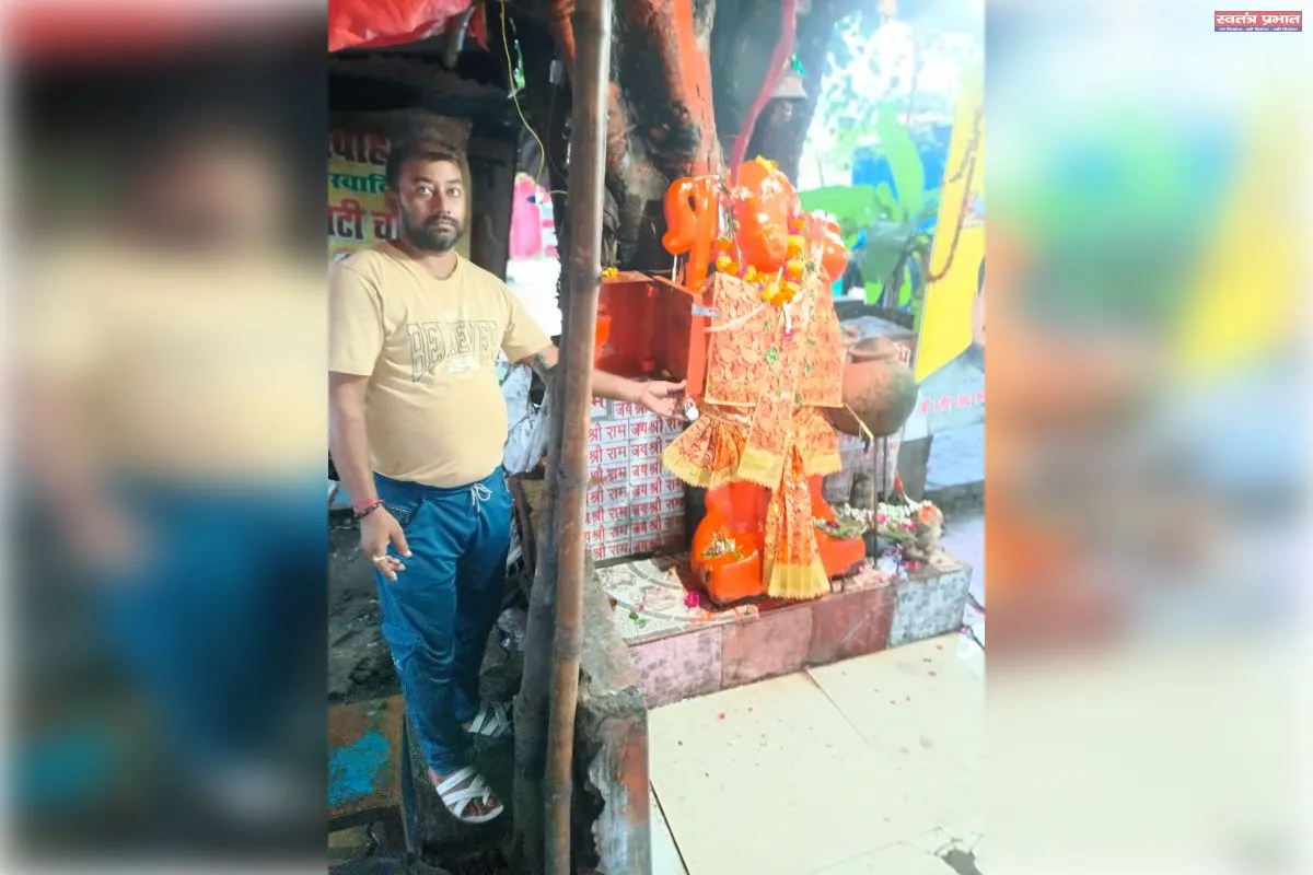 हनुमान मंदिर की दान पेटी से चोरी,पुजारी ने जताई नाराजगी