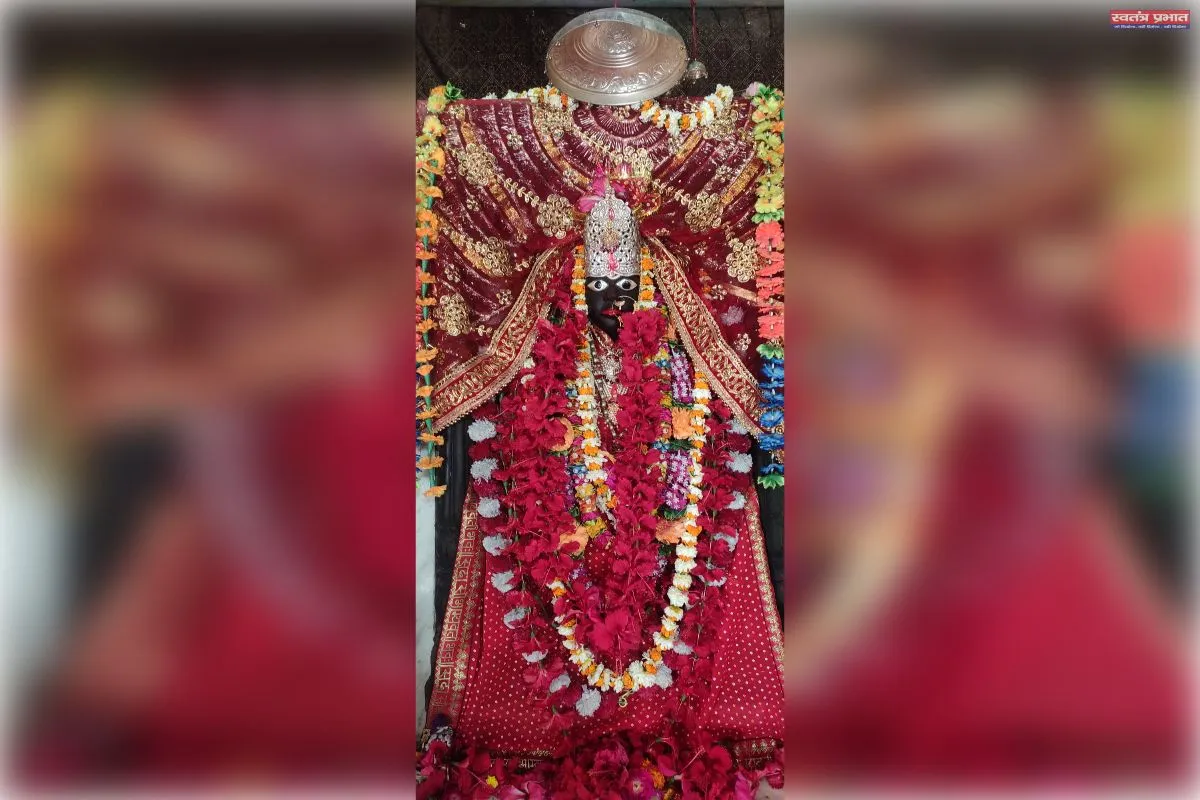  माँ विंध्यवासिनी अवतरण तिथि पर मवैया देवी धाम में उत्सव 