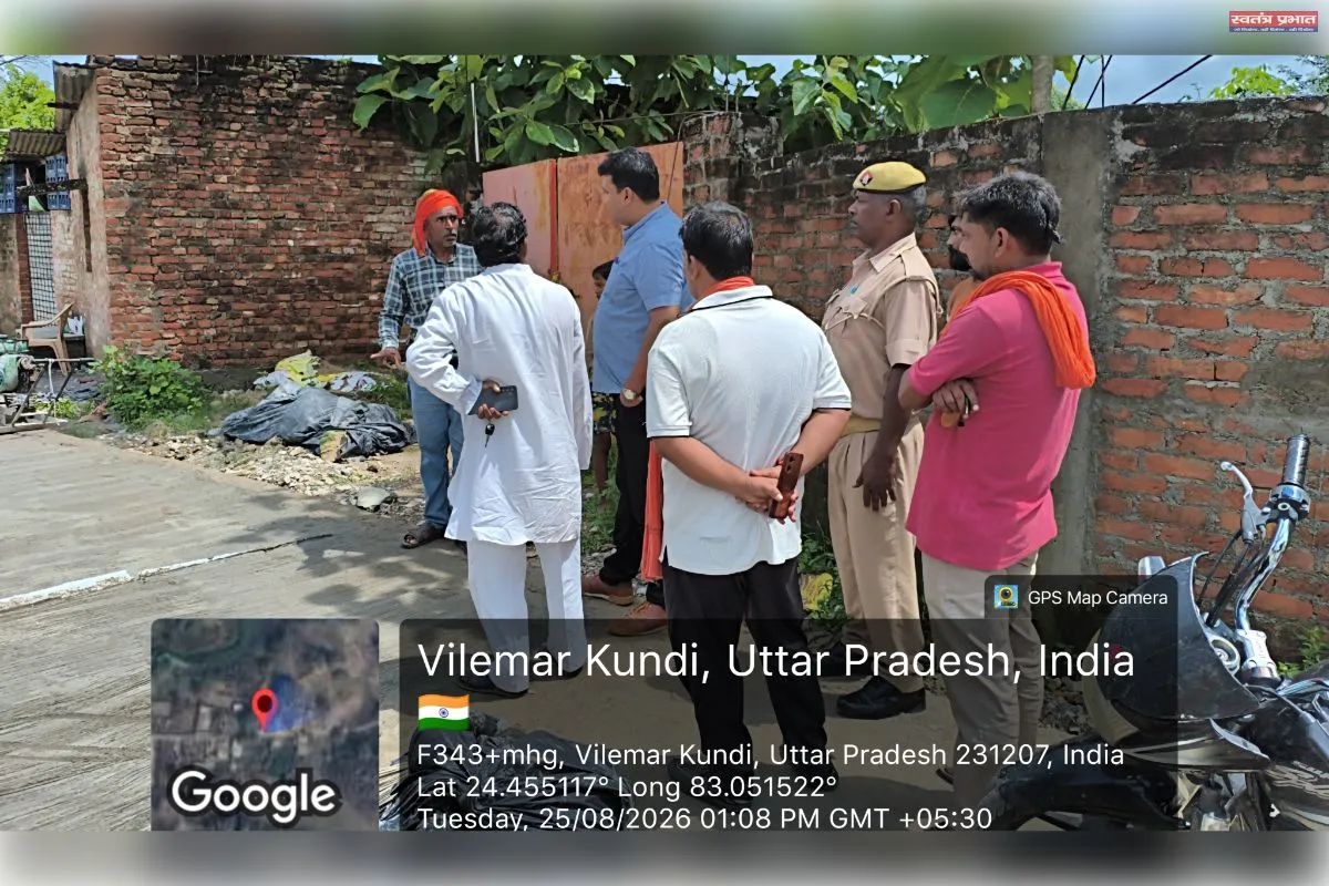 उप  जिलाधिकारी ने निर्माण कार्य मे  गुणवत्ताविहीन  पाये जाने पर कार्य रुकवाया , ठेकेदार को नोटिस जारी करने के निर्देश