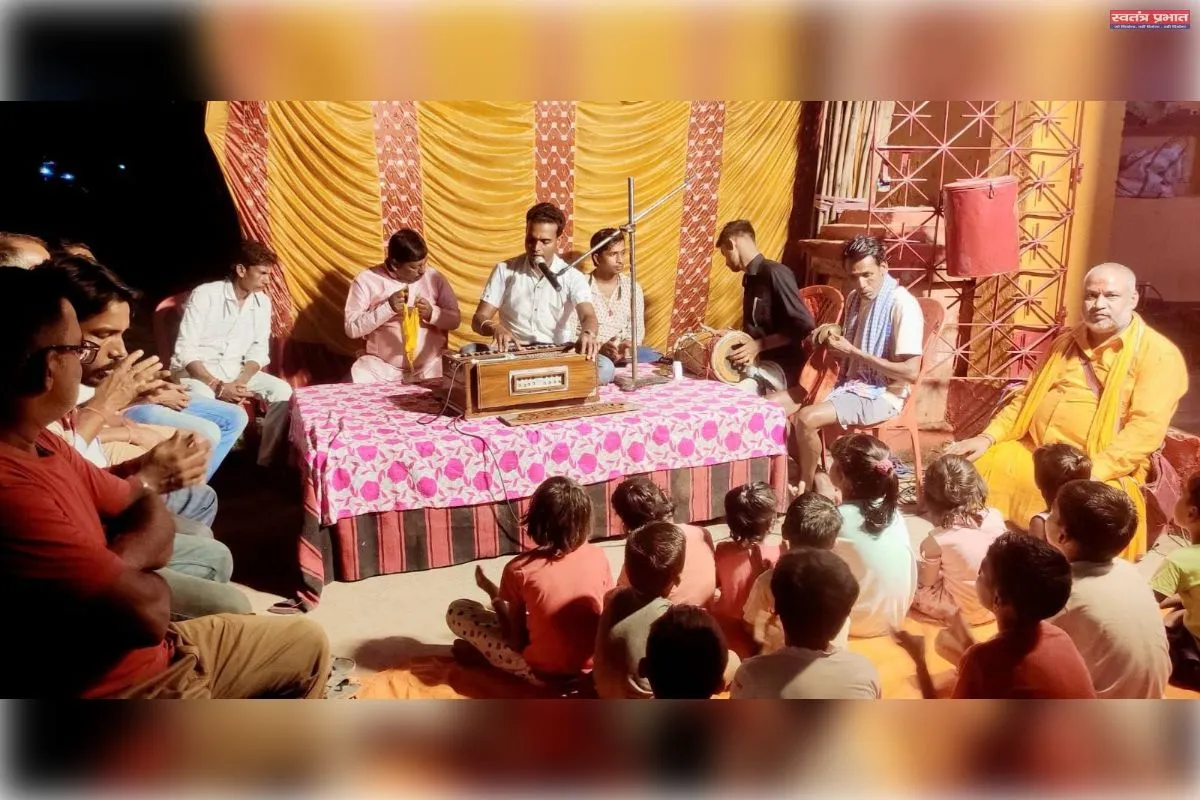 श्रावण पूर्णिमा पर संकट मोचन धाम पथरोल में बही भक्ति की सरिता