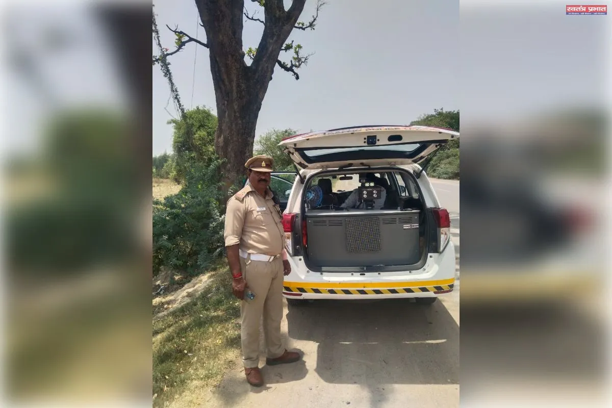 कानपुर में तेज रफ्तार पर ट्रैफिक पुलिस का शिकंजा
