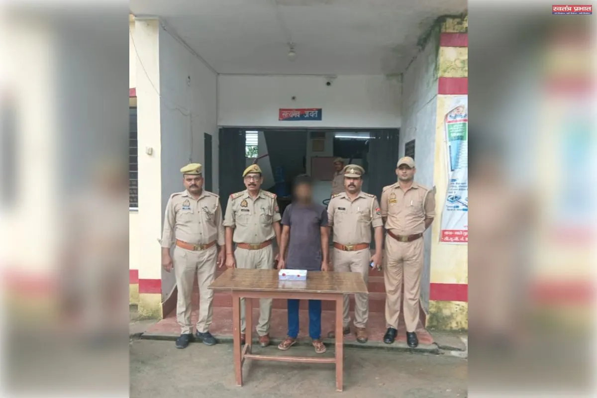 थाना भाले सुल्तान शहीद स्मारक पुलिस द्वारा चोरी की 2 मंगलसूत व 1 जोड़ी पायल  के साथ 01 अभियुक्त गिरफ्तार