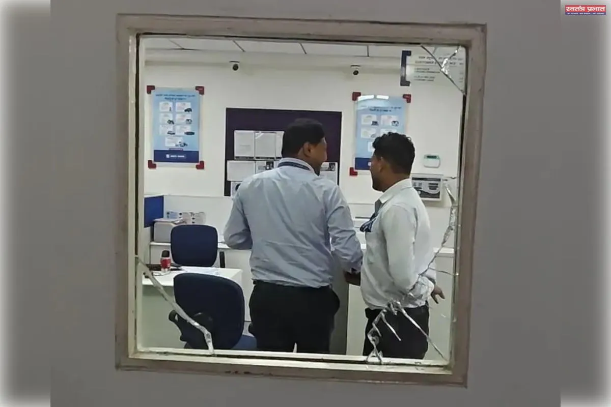एटीएम में चोरी का प्रयास, सीसीटीवी तोड़ने में नाकाम रहा चोर