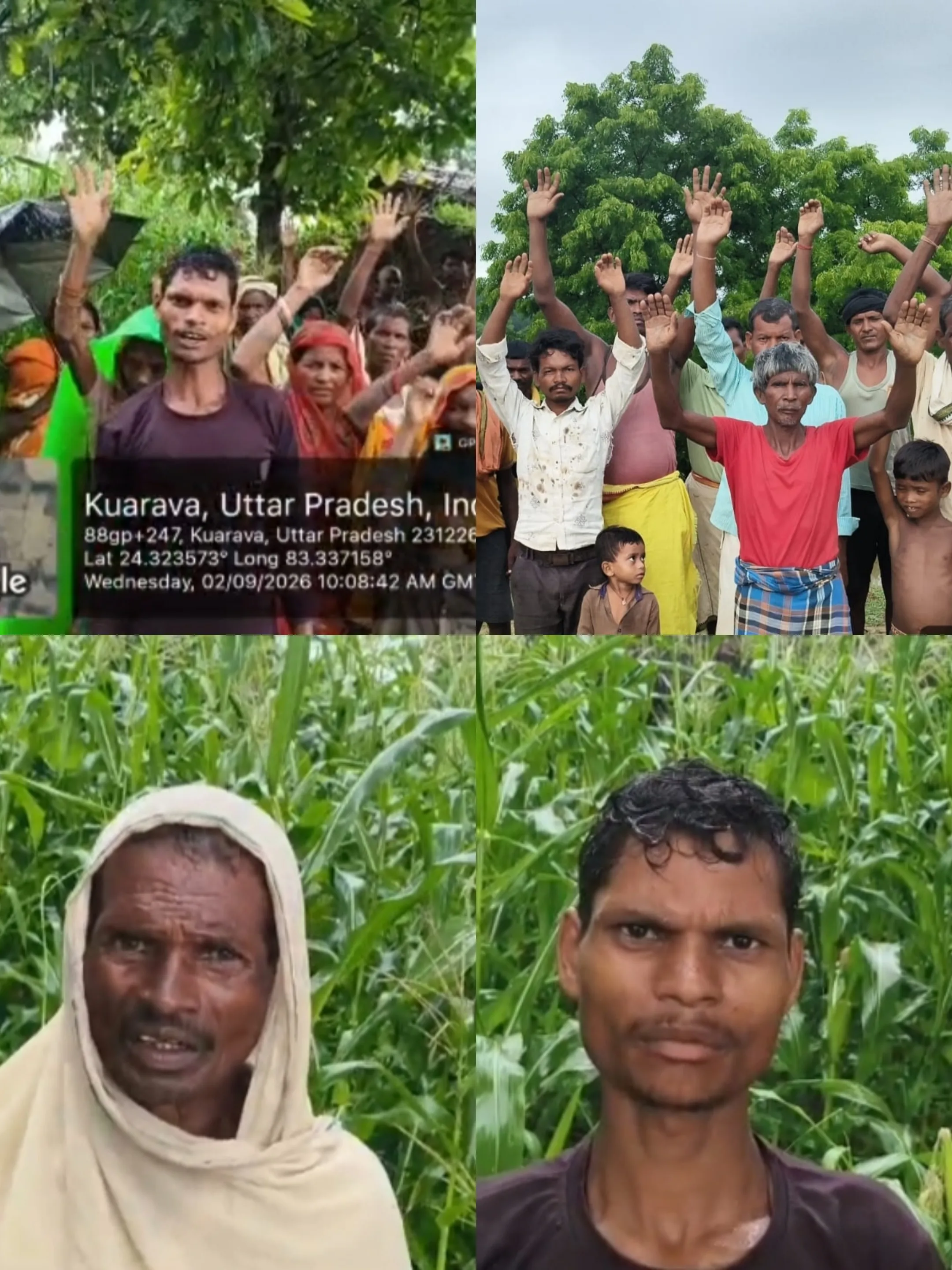 जनपद में हो रही लगातार बारिश से गरीबों का आशियाना उजड़ने का सता रहा डर , पीड़ित परिवार ने किया कनहर डिवीजन के खिलाफ जोरदार प्रदर्शन