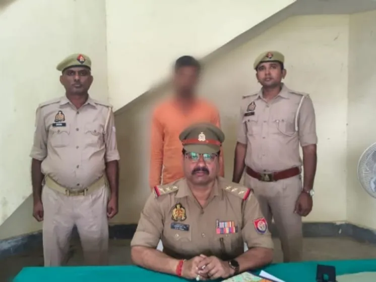 गैंगस्टर एक्ट में वांछित अभियुक्त  गिरफ्तार, भेजा न्यायालय