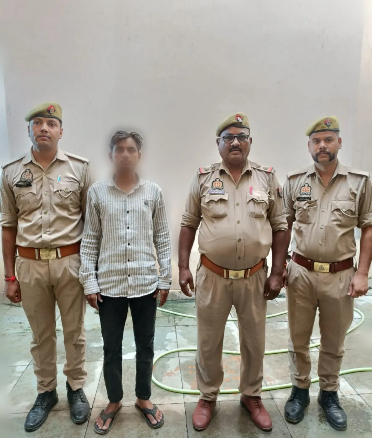 पॉक्सो एक्ट में वांछित एक अभियुक्त गिरफ्तार, भेजा न्यायालय