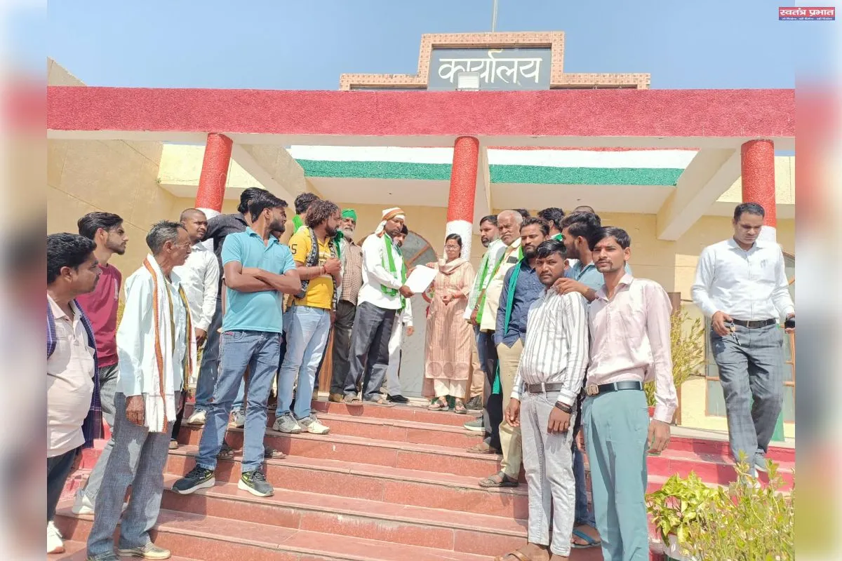 तहसील में कथित भ्रष्टाचार के खिलाफ भाकियू (संजय पाठक) ने खोला मोर्चा
