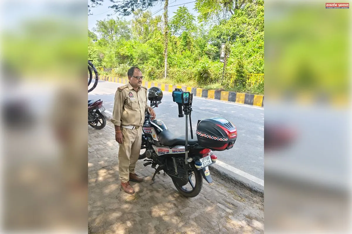 कानपुर में ओवरस्पीडिंग पर पुलिस का शिकंजा, 394 वाहनों के चालान