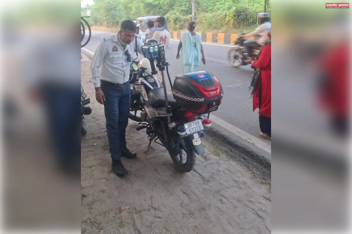 कानपुर में रफ्तार पर पुलिस का शिकंजा, 495 वाहनों के कटे चालान